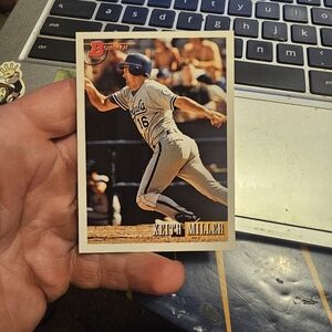 Keith Miller baseball card